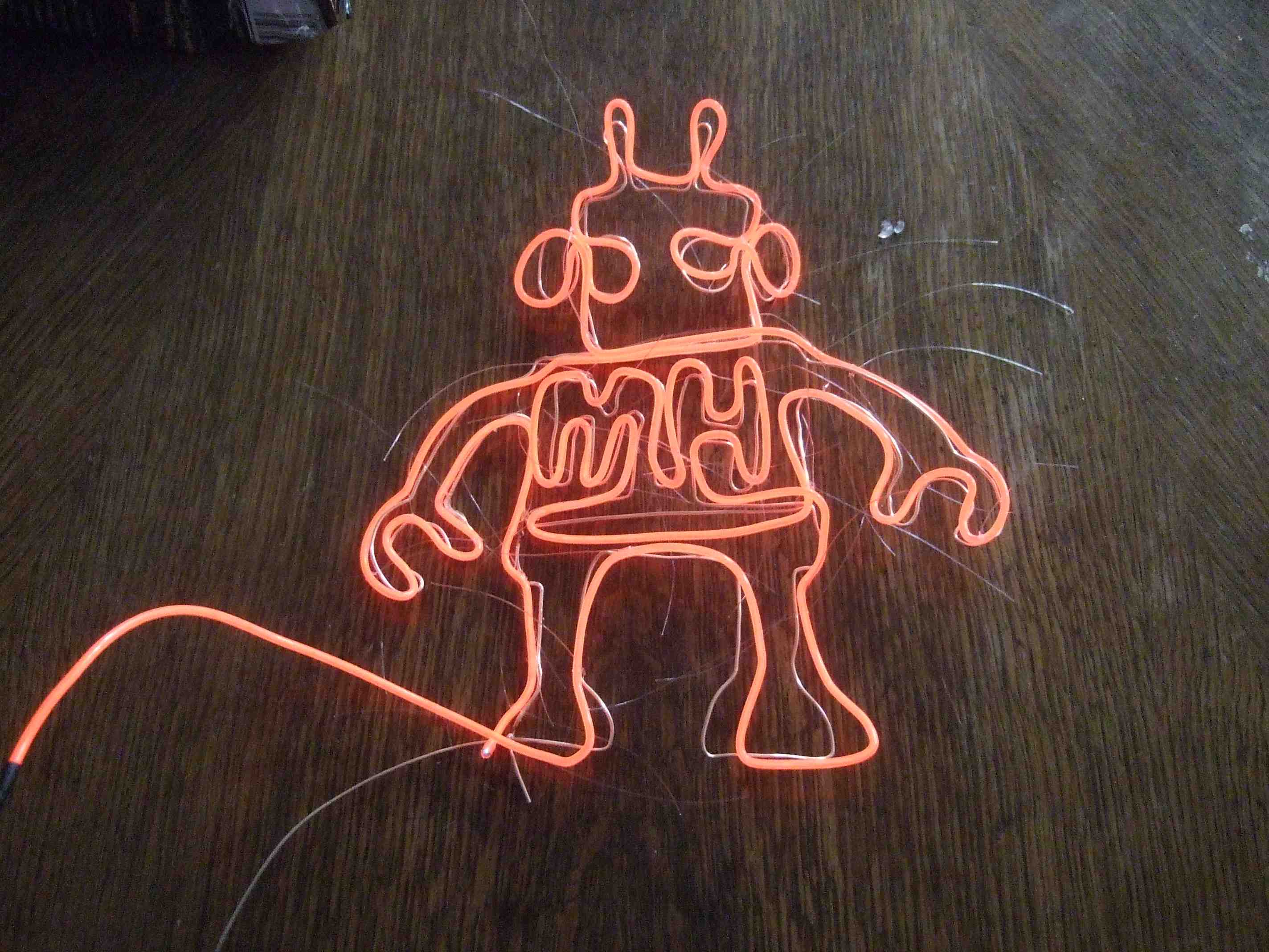 DIY Neon Sign with EL Wire MakeHaven